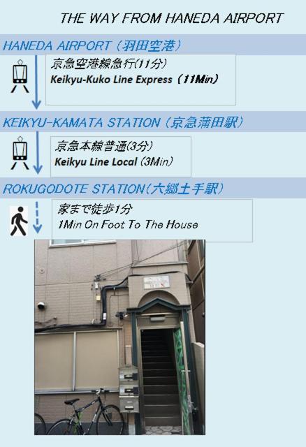 M-Haneda Lex Apartment 137Sqm 3Bdr Max24 Ppl 1Min From Sta Freeparking طوكيو المظهر الخارجي الصورة